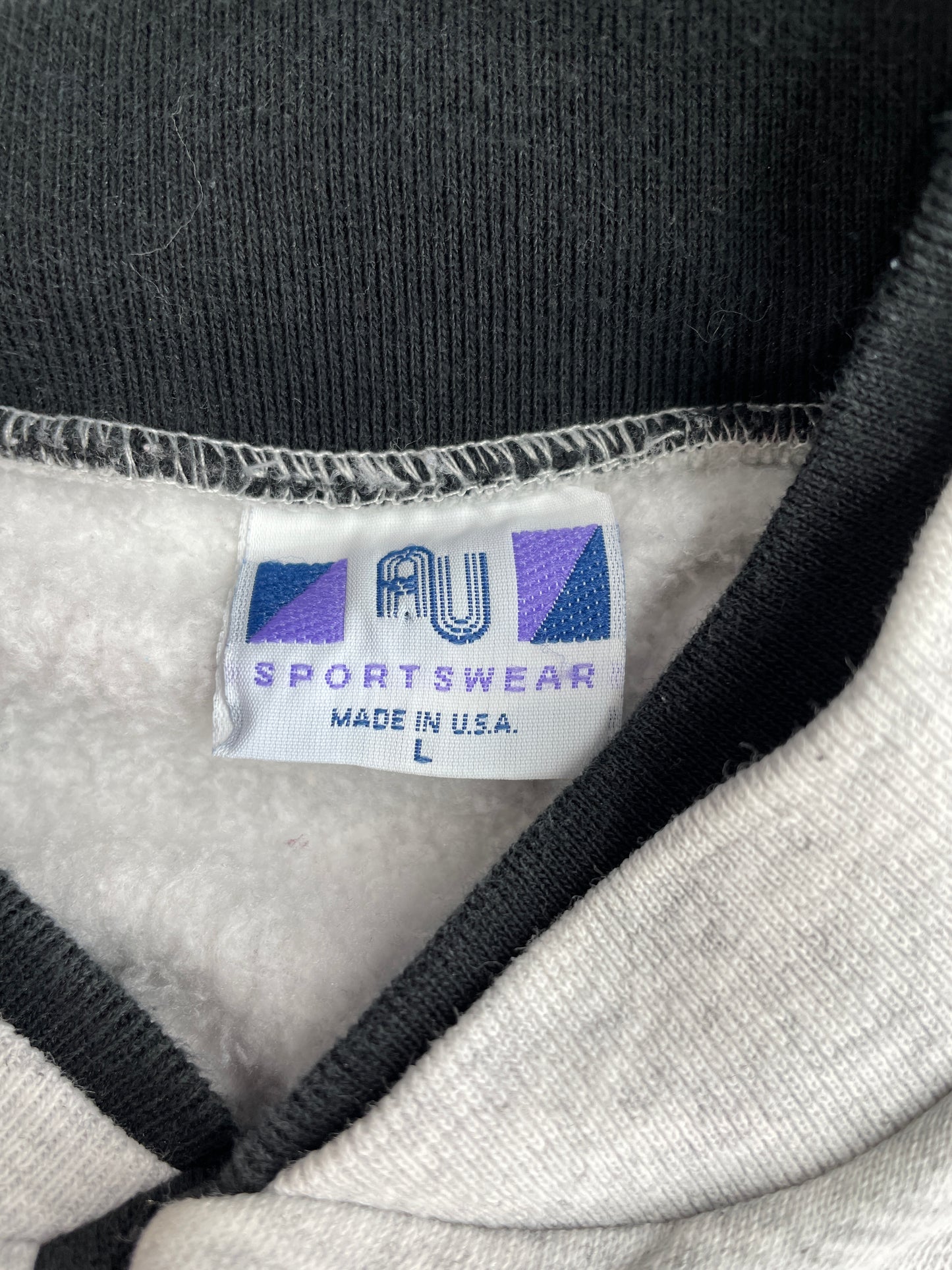 90's DOOR COUNTY WOLF Made in USA Size L Vintage Animal Sweat-Shirt / E2543S