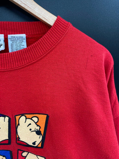 90's DISNEY POOH Size L Vintage Sweat-Shirt /k5431