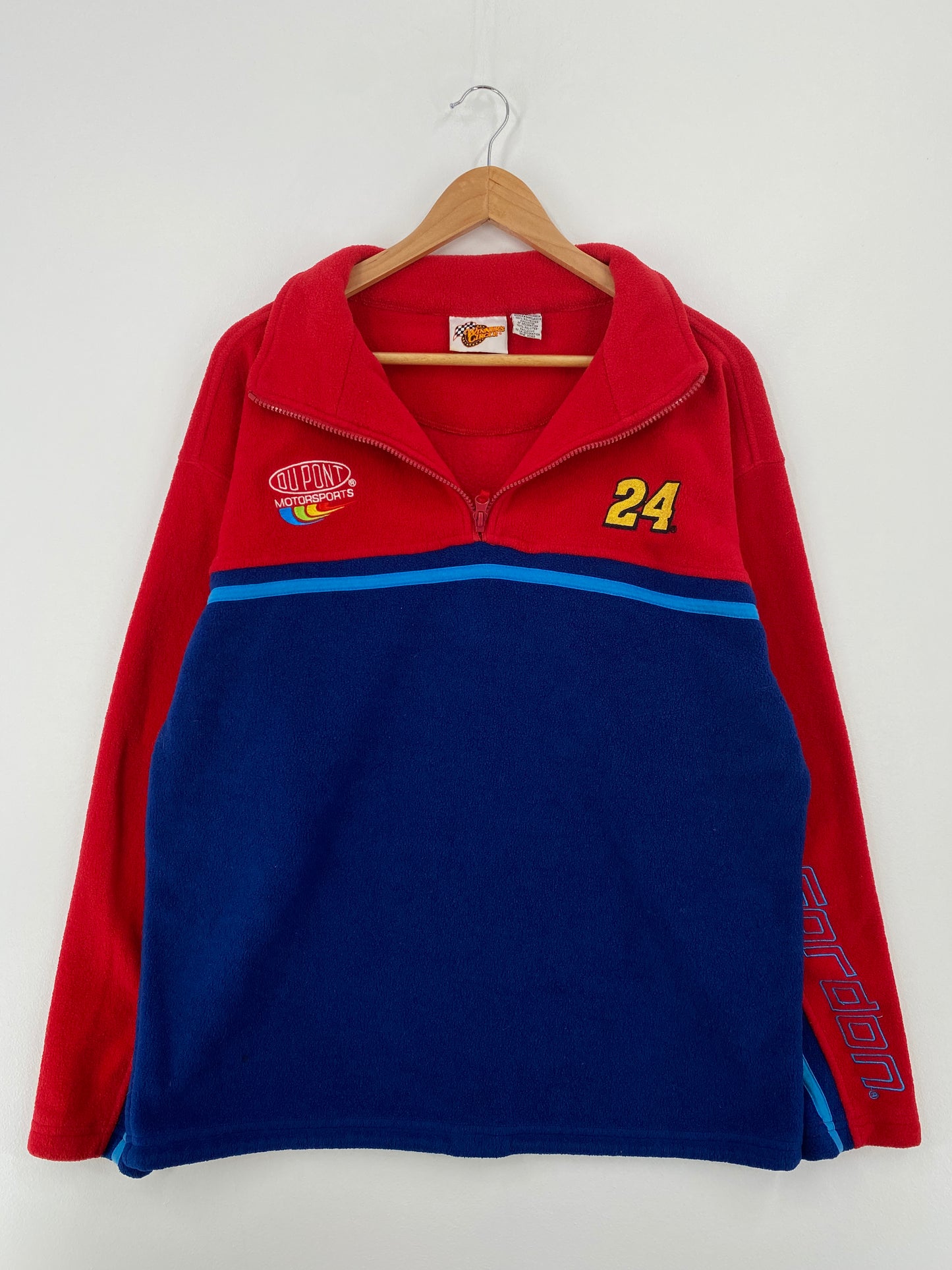 Vintage DUPONT x JEFF GORDON Size M Half Zip Fleece Jacket / A9046