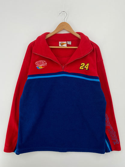 Vintage DUPONT x JEFF GORDON Size M Half Zip Fleece Jacket / A9046