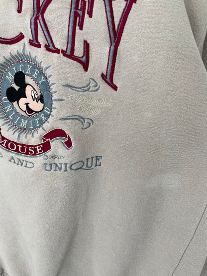 90’s DISNEY MICKEY Size M Vintage Sweat-shirt / K9046