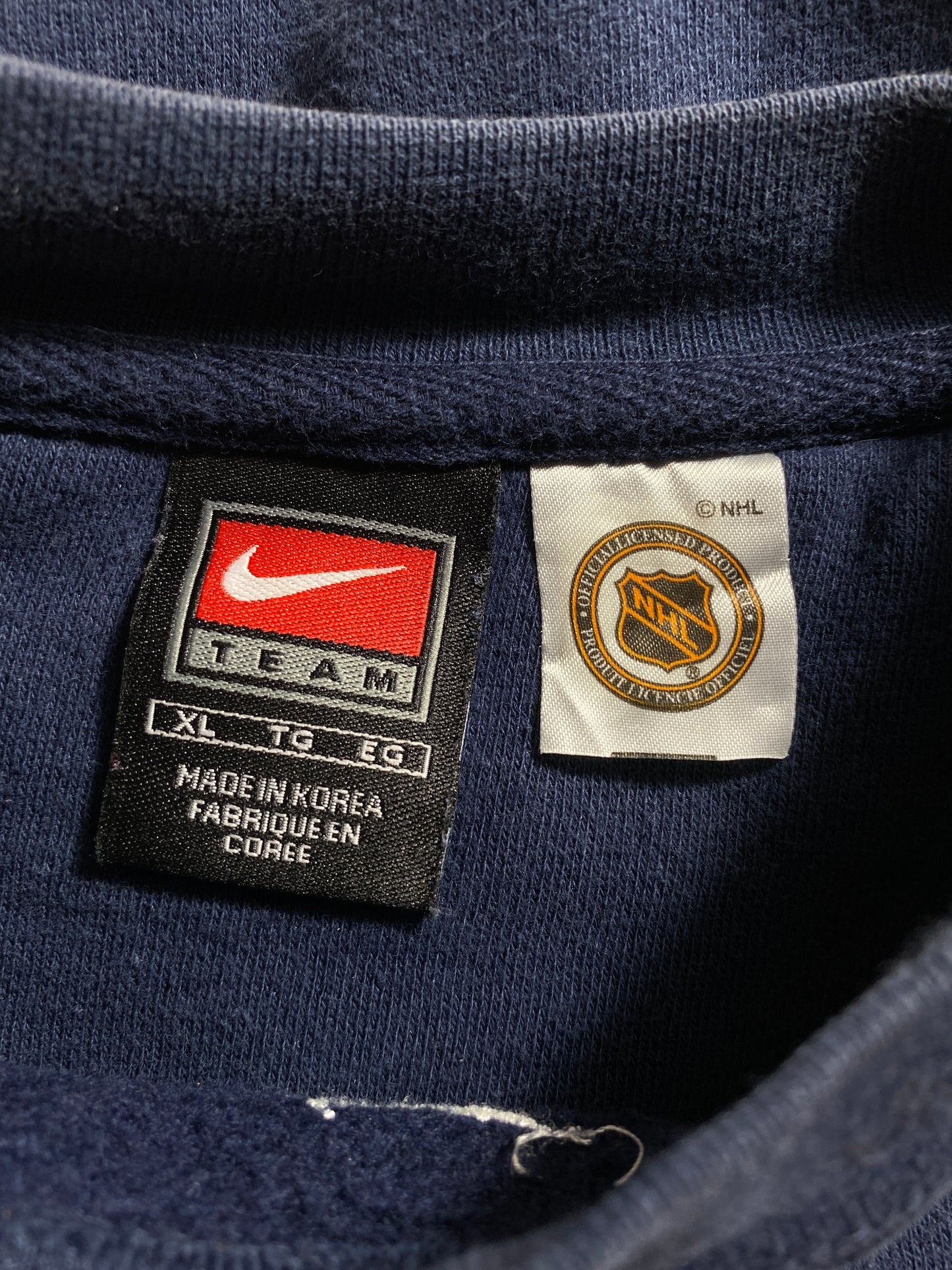 00' NIKE COLORADO AVALANCHE Size XL Vintage NHL Sweat-shirt  / K2176