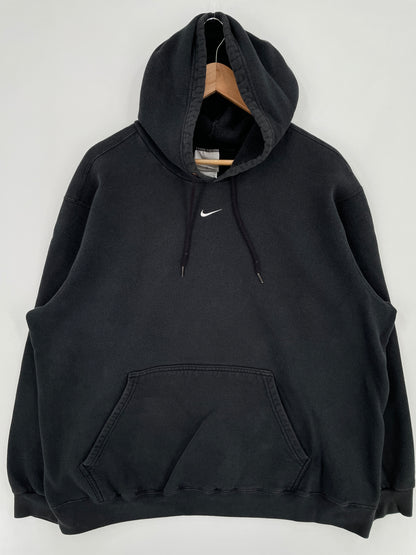90’s NIKE CENTER SWOOSH Size XL Hoodie Sweat-shirt / E632