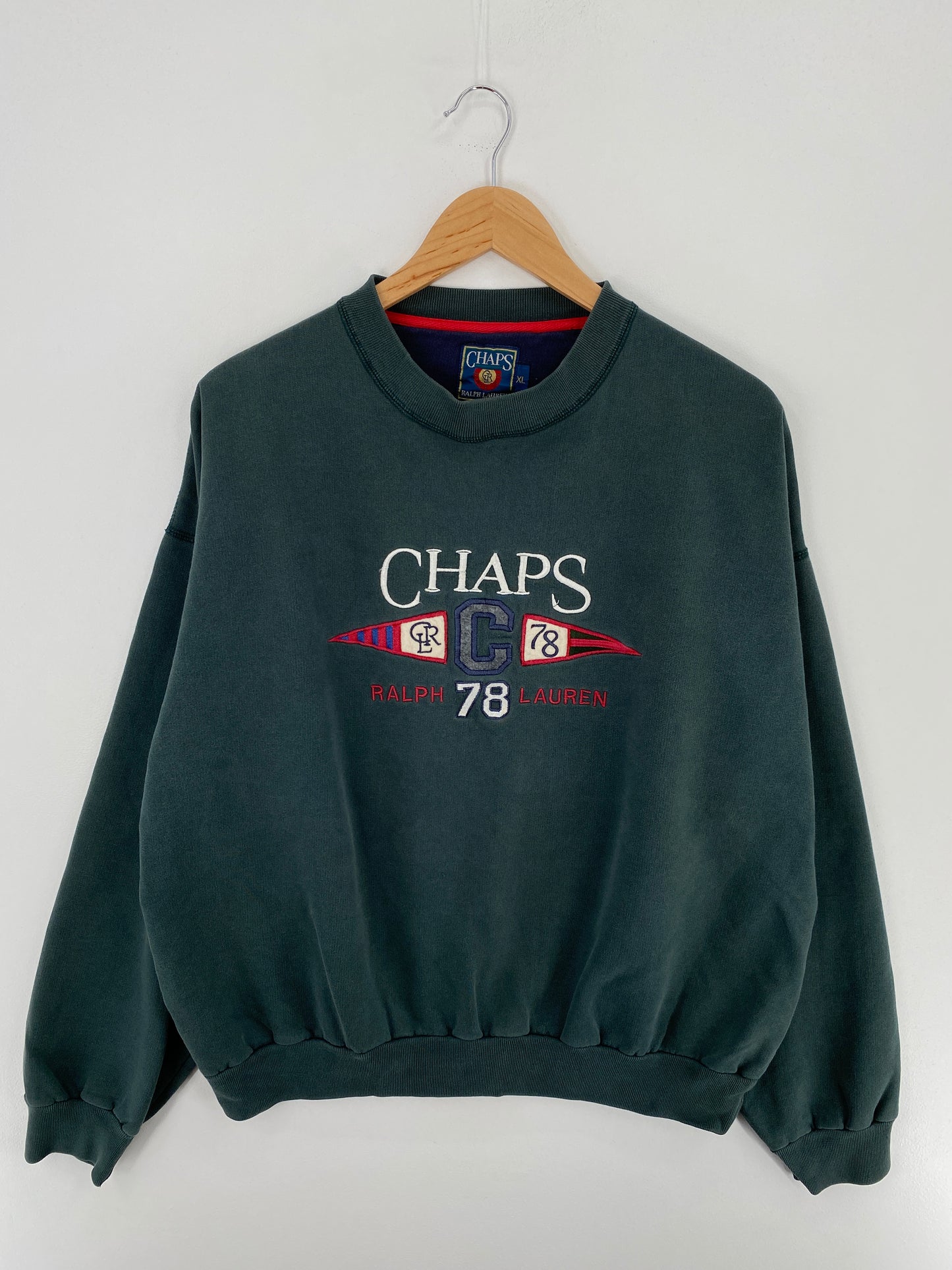 90’s CHAPS RALPHS LAUREN Size XL Vintage Sweat-Shirt/ A4299