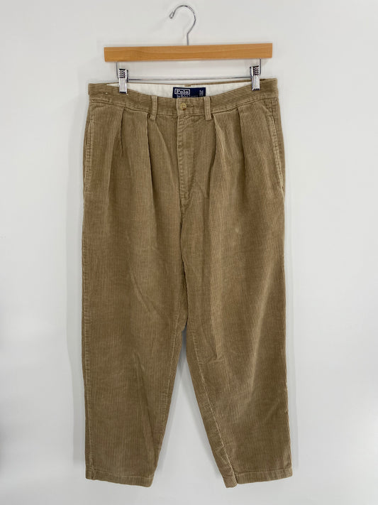 90's POLO RALPH LAUREN Size W31xL28.5 Vintage Corduroy Pants / A401