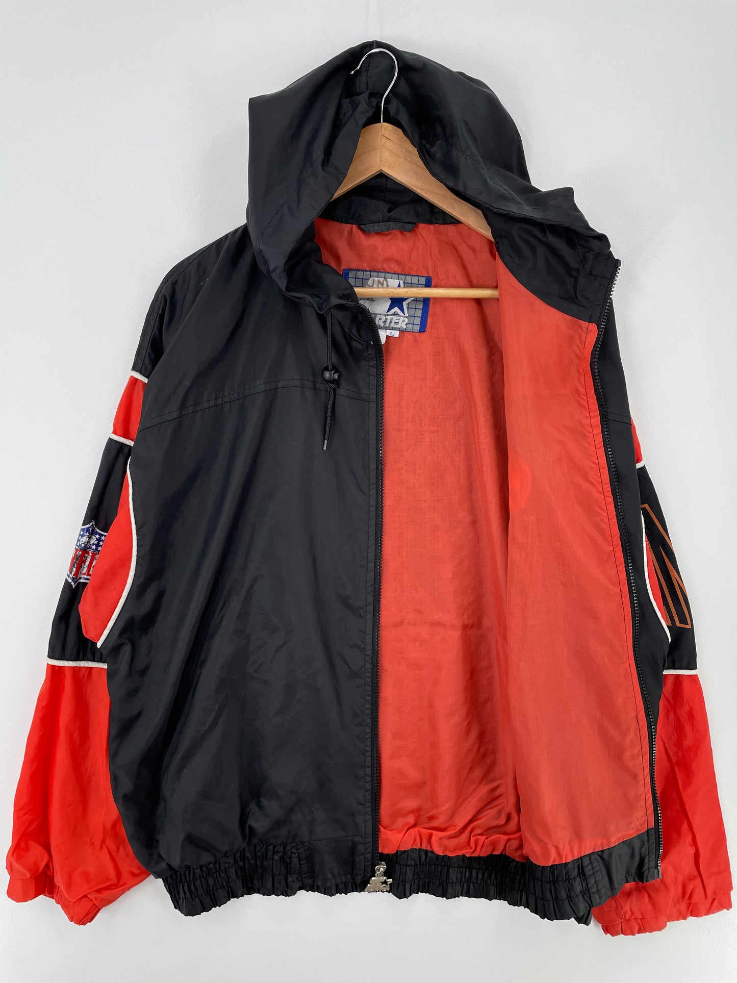 90's STARTER x CINCINNATI BENGALS Size L Vintage NFL Nylon Jacket / A9811