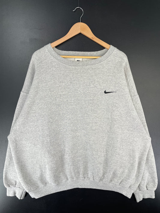 90's NIKE MINI SWOOSH Size XL Vintage Sweat-shirt / E5272S
