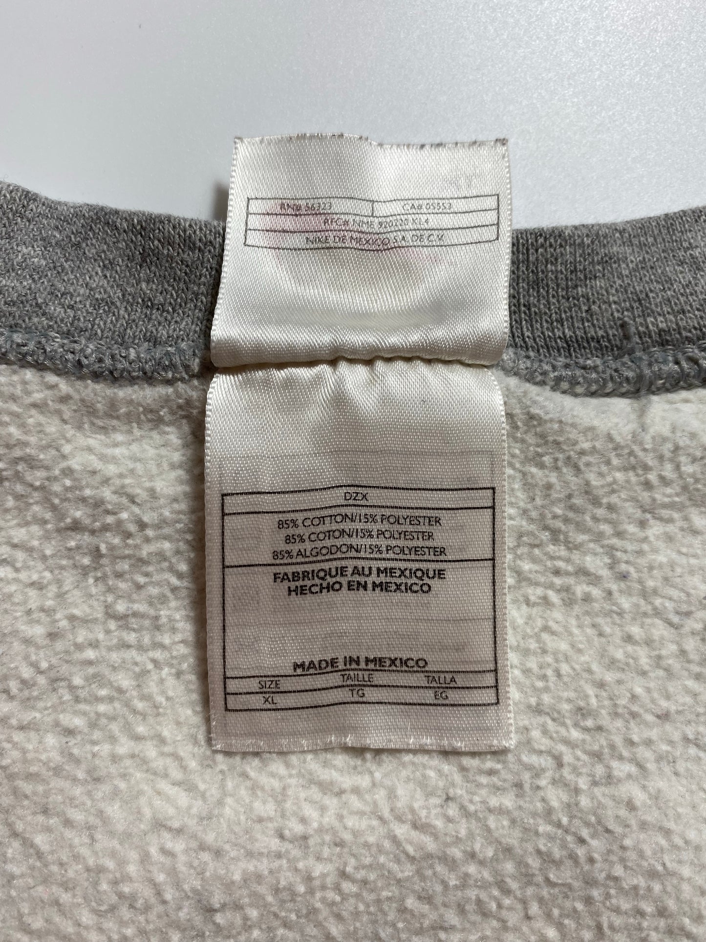 90's NIKE MINI SWOOSH Size XL Vintage Sweat-shirt / K5724