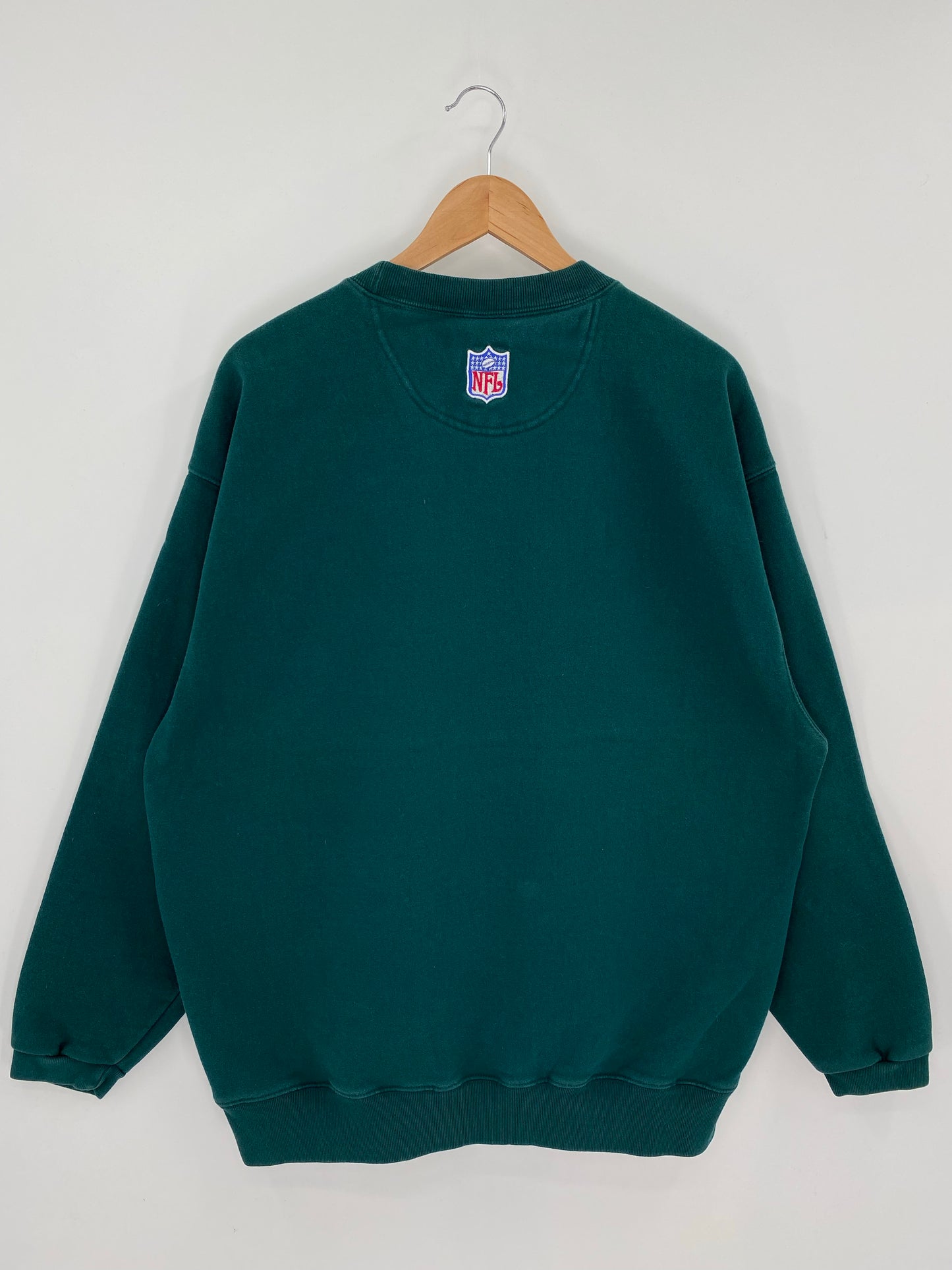 00' NIKE PHILADELPHIA EAGLES Size L Vintage NFL Sweat-Shirt / K8543
