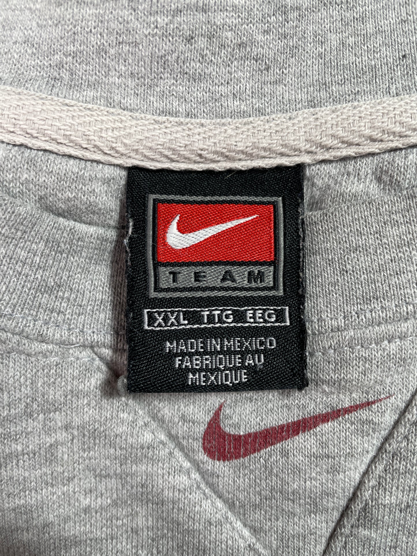 90's NIKE x ARKANSAS FOOTBALL Size XXL Vintage College Sweat-Shirt / E3075S