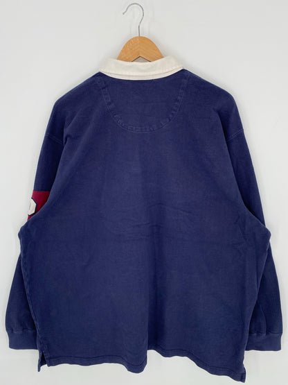 90's POLO RALPH LAUREN Size XXL Vintage Rugby-Shirt / K8613