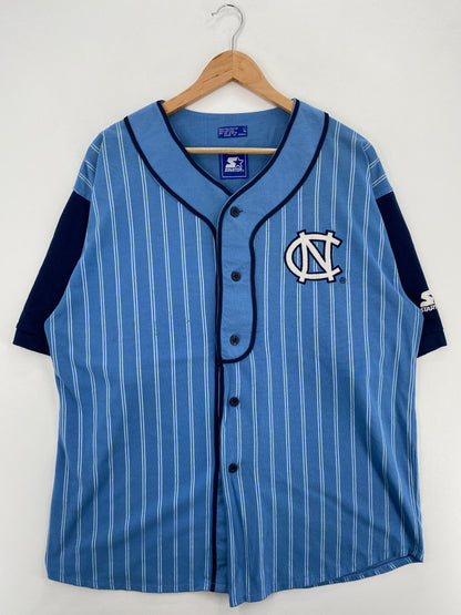 90's NORTH CAROLINA Size L Vintage College Baseball-Shirt  / A6086