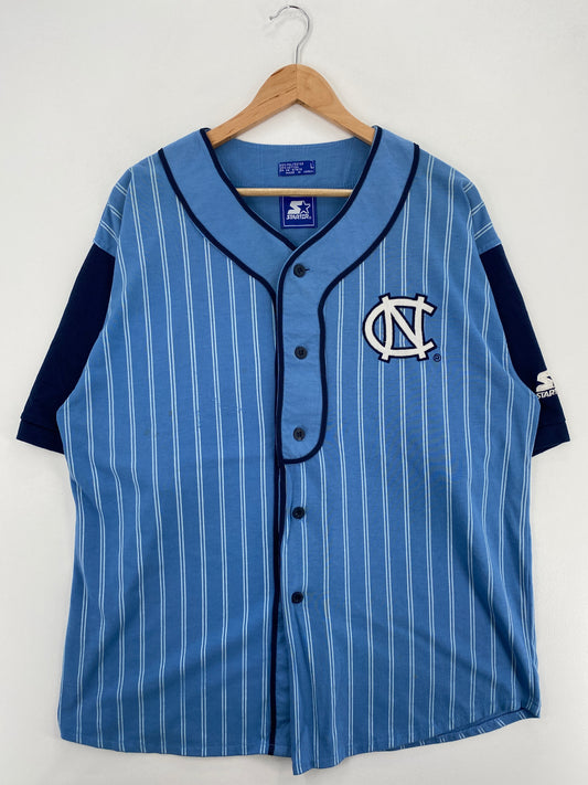 90's NORTH CAROLINA Size L Vintage College Baseball-Shirt  / A6086