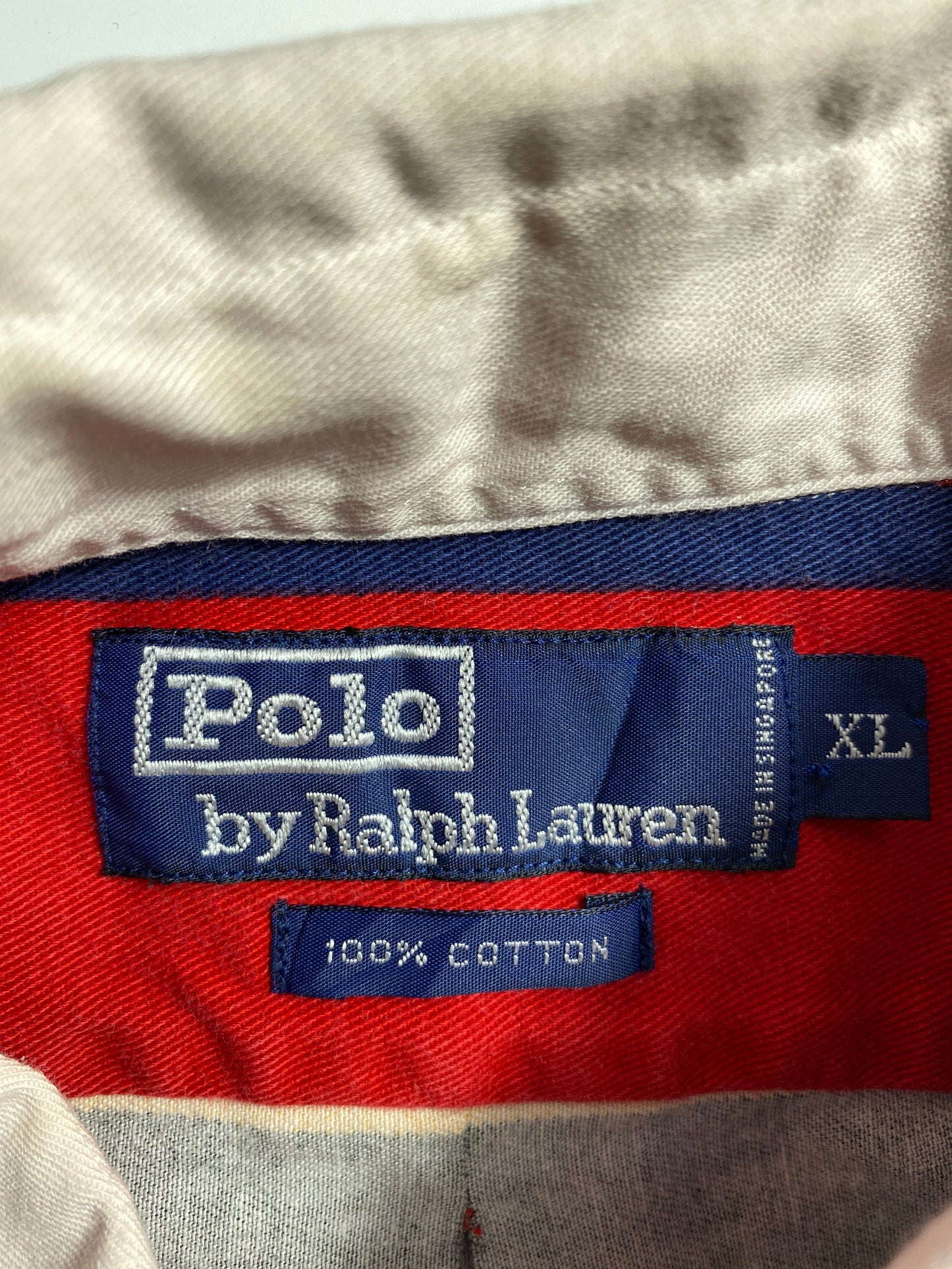 90's Polo Ralph Lauren Size XL Vintage Rugby-Shirts / A3747