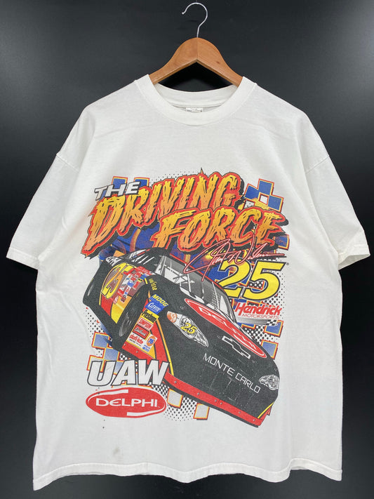 2002' NASCAR JERRY NADEAU Size XL Vintage Racing T-Shirts / A6171