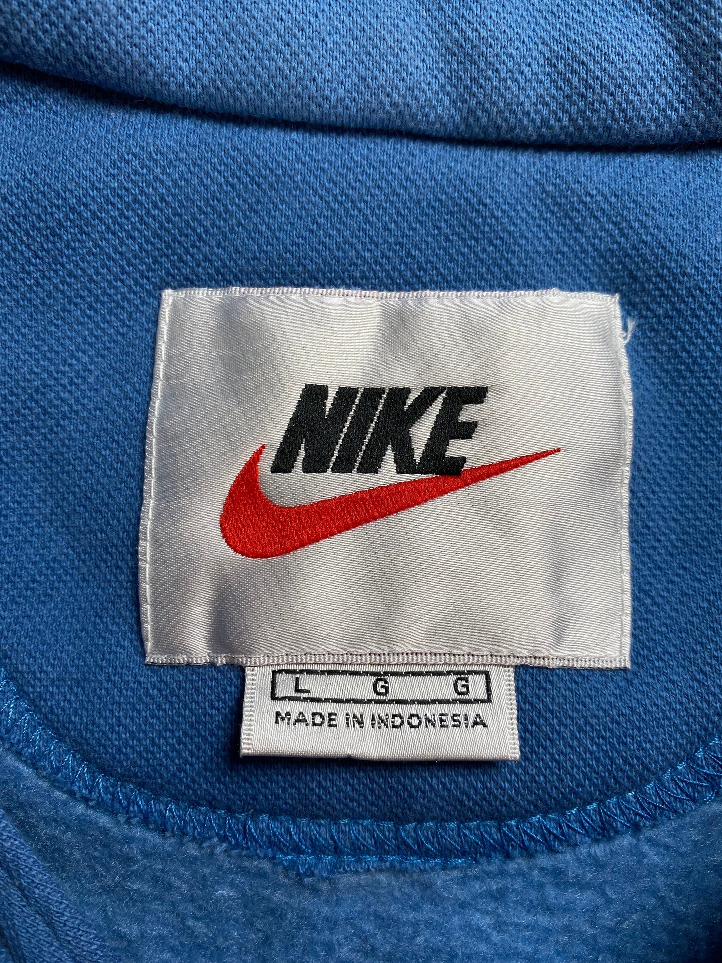90's NIKE Size L Vintage Half-Zip Sweat-shirt / E1402S