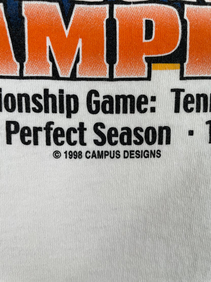 1998 TENNESSEE Size L Vintage College T-Shirt / A3419