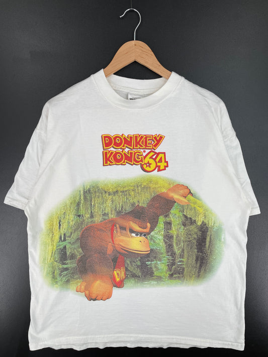 90's DONKEY KONG 64 Size XL Vintage T-Shirt / A2493