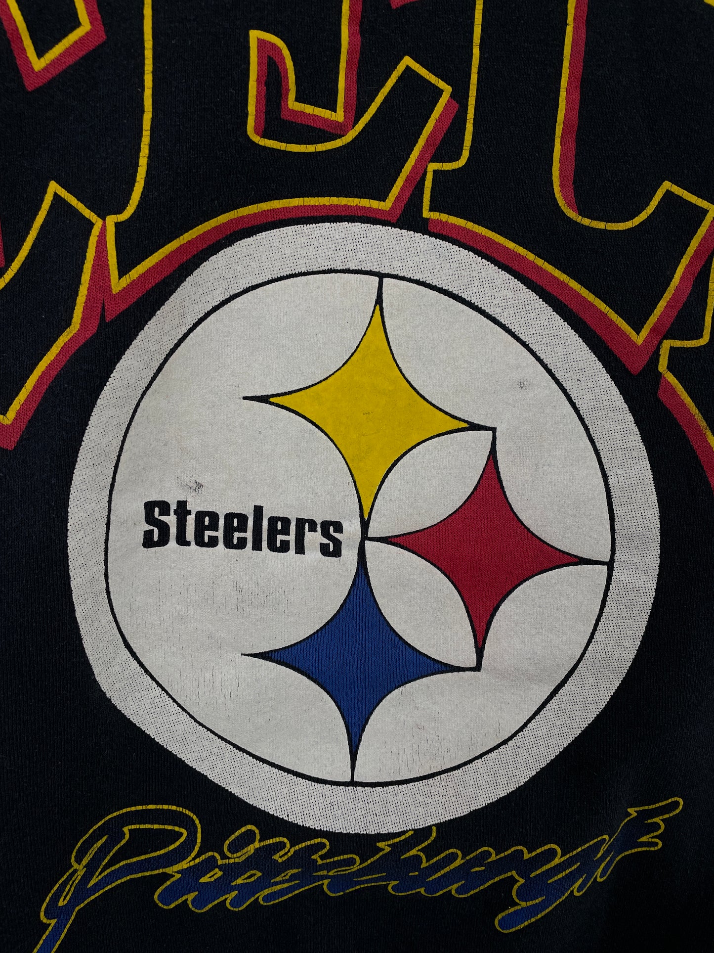 90's PITTSBURGH STEELERS Made in USA Size XL Vintage NFL Sweat-Shirt / E3792S