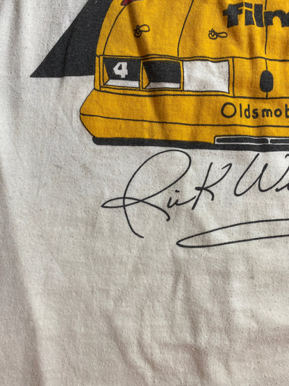 90’s NASCAR KODAK RICK WILSON Size L Vintage Racing T-Shirt / A755
