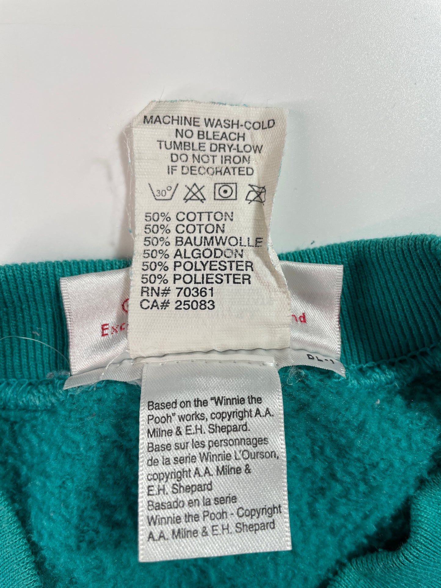 90's DISNEY TIGGER Made in USA Size XL Vintage Sweat-Shirt / E5221S