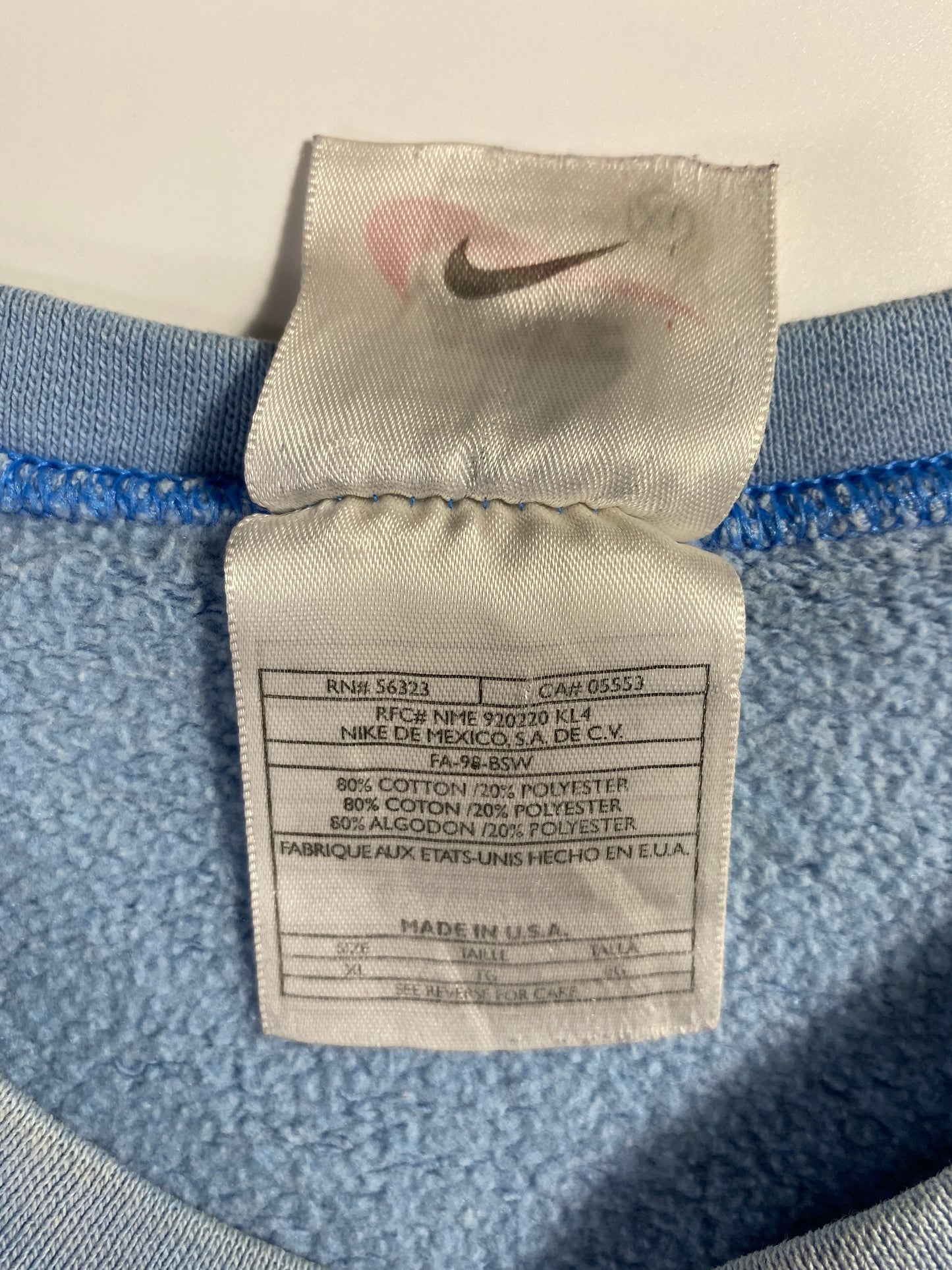 90’s NIKE Made in USA Size XL Vintage Sweat-Shirt / E3875S
