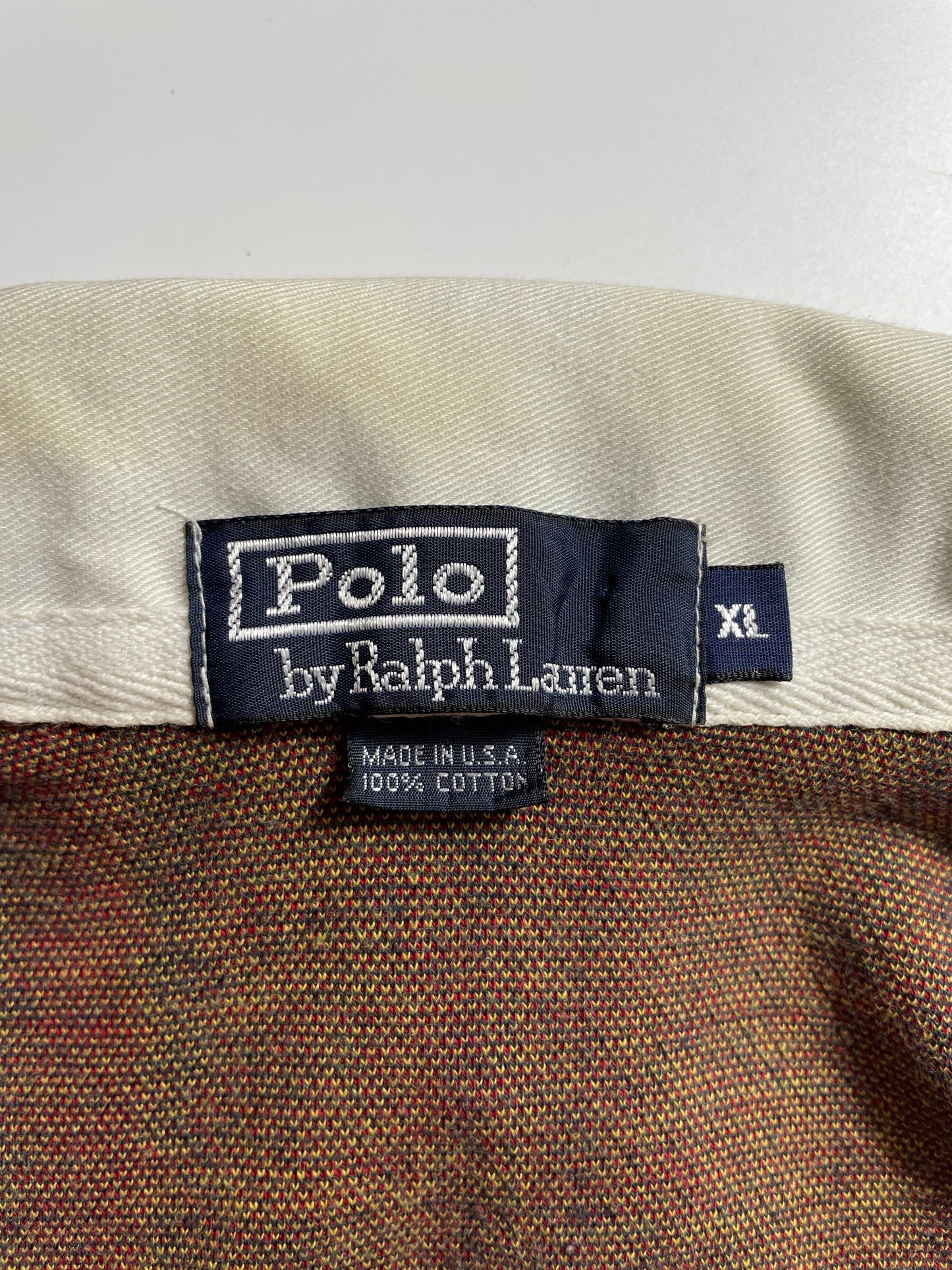 90's POLO RALPH LAUREN Size XL Vintage Rugby-Shirt / A8631
