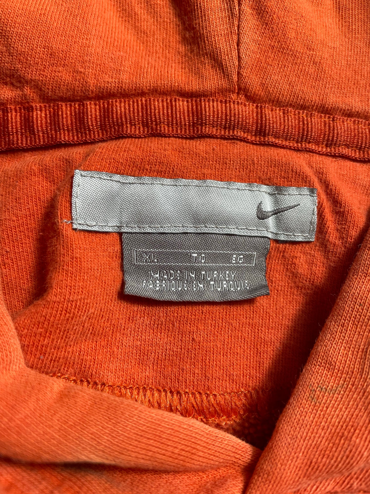 00' NIKE MINI SWOOSH Size XL Vintage Hoodie Sweat-shirt / K9570