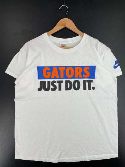 90's NIKE x FLORIDA GATORS Silver Tag Made in USA Size L Vintage College T-Shirt / E4455T