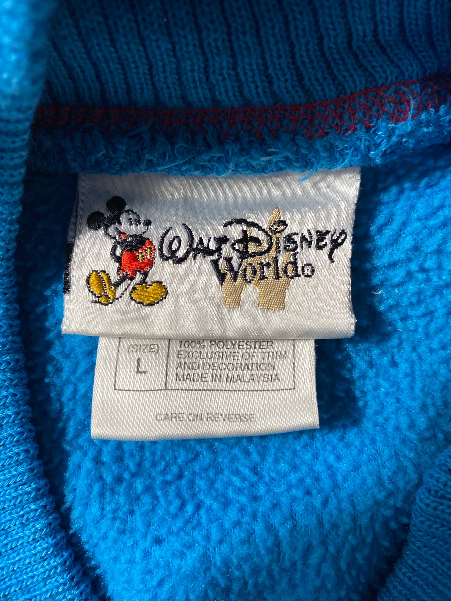 00' DISNEY MINNIE MOUSE Size L Vintage Fleece-shirt / K7883