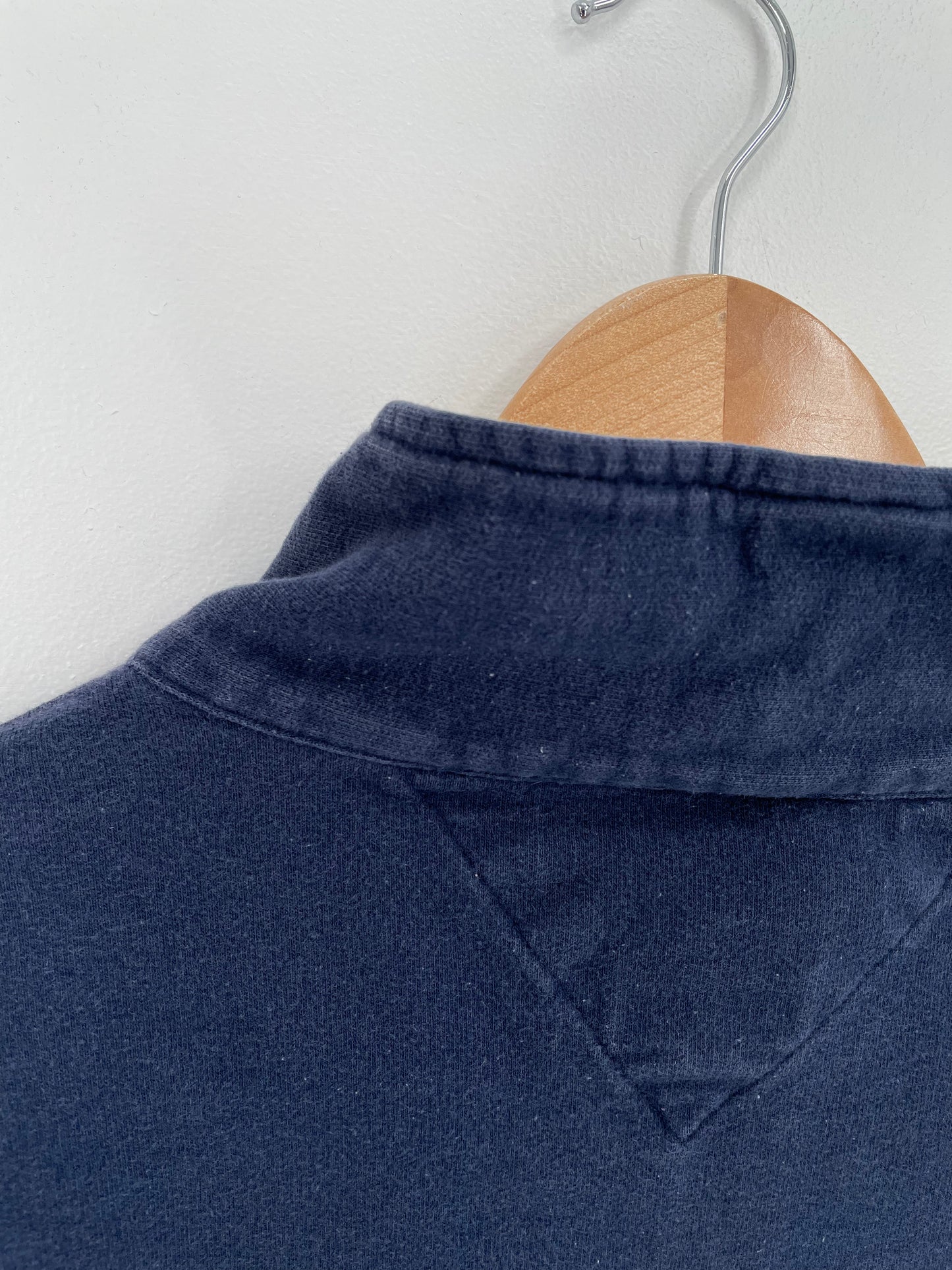 90's TOMMY HILFIGER Size XXL Vintage Half Zip-up Sweat-shirt / A2204