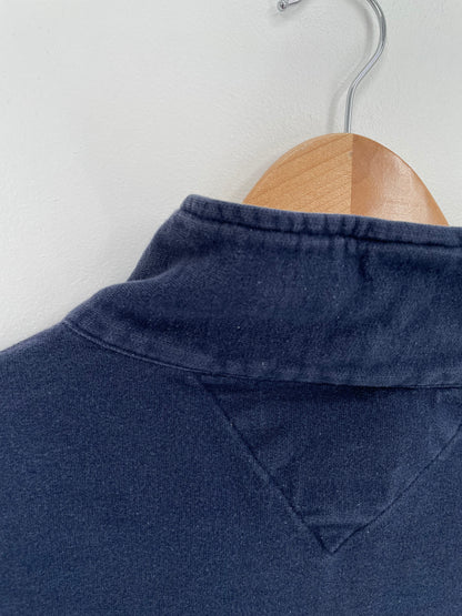 90's TOMMY HILFIGER Size XXL Vintage Half Zip-up Sweat-shirt / A2204