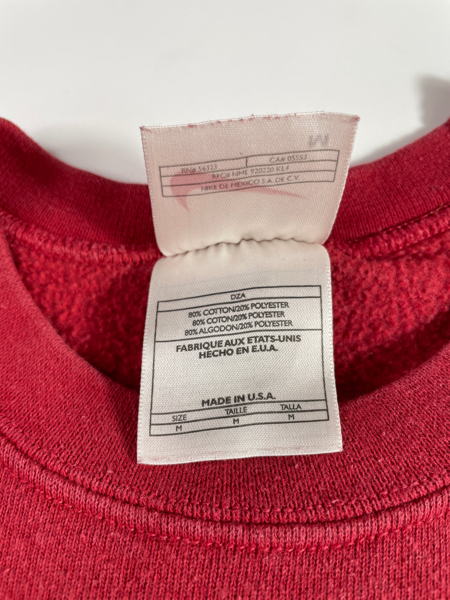 90’s NIKE MINI SWOOSH Made in USA Size M Vintage Sweat-shirt / A4262