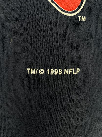 1996 NEW ENGLAND PATRIOTS Made in USA Size XL Vintage NFL Sweat-Shirt / E3478S