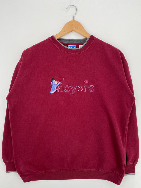 90's DISNEY EEYORE Size M Vintage Sweat-shirt / A4856