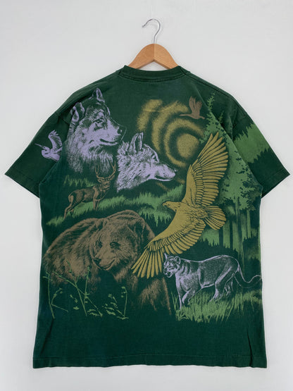 90's ANIMALS Made in USA Size XL Vintage T-Shirts / A3205