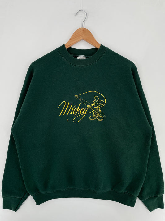 90's DISNEY MICKEY Made in USA Size XL Vintage Sweat-shirt / E1081