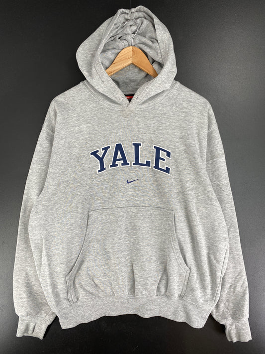 00' NIKE YALE UNIVERSITY Size M Vintage College Hoodie Sweat-Shirts / A5356