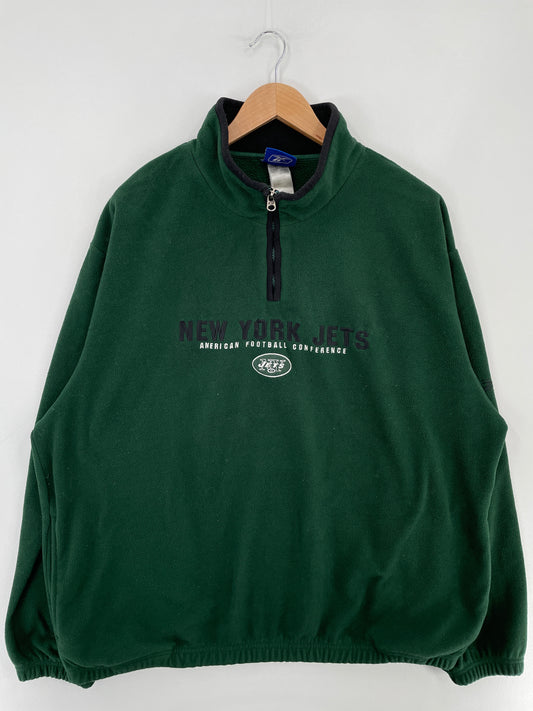 Vintage NEW YORK JETS Size XL NFL Fleece / E5167S