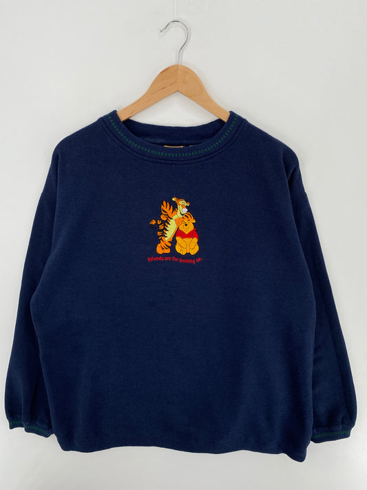 00' DISNEY WINNIE THE POOH x TIGGER Size XL Vintage Sweat-shirt / A4705