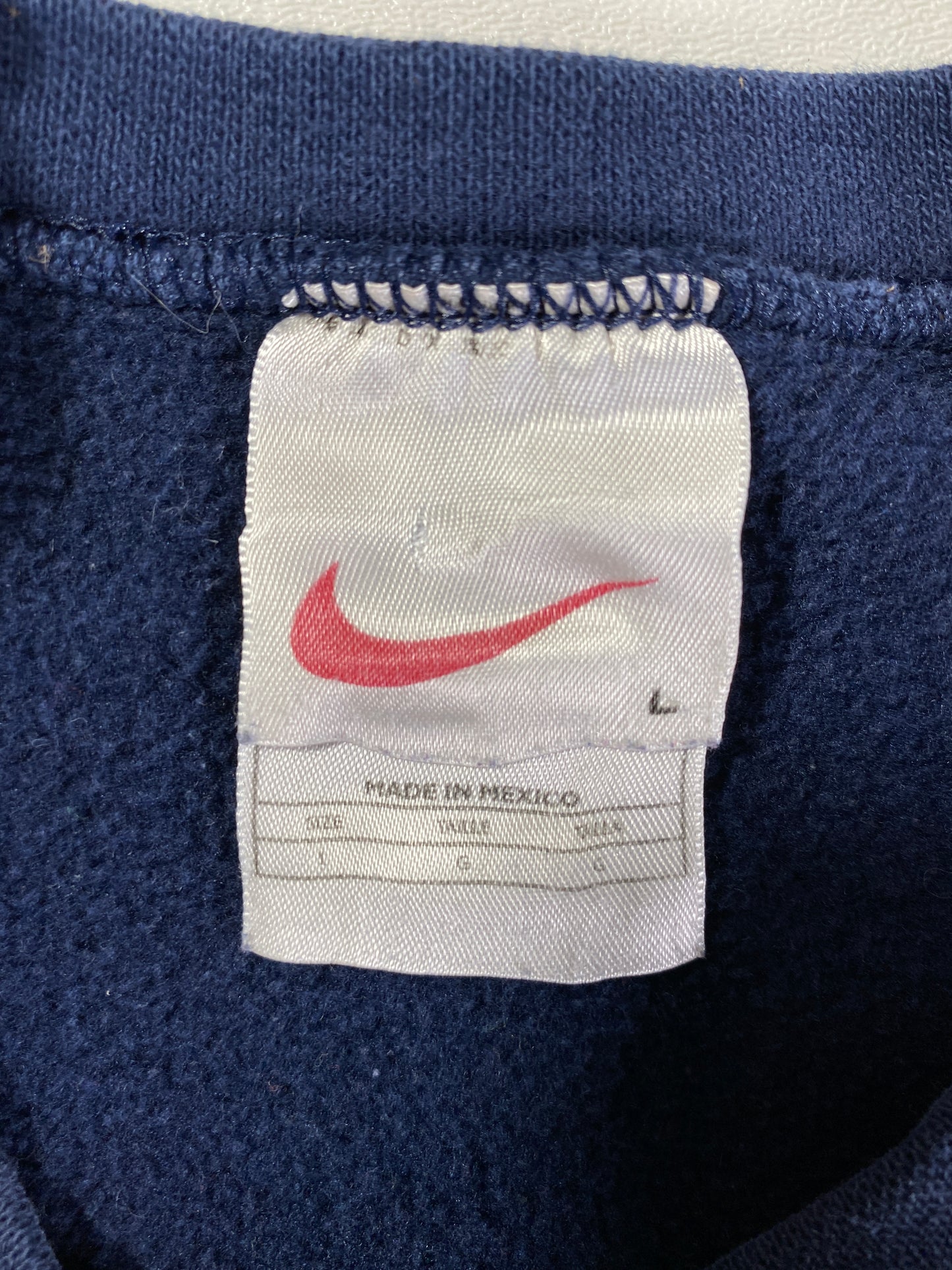 90’s NIKE MINI SWOOSH Size L Vintage Sweat-shirt / A6312