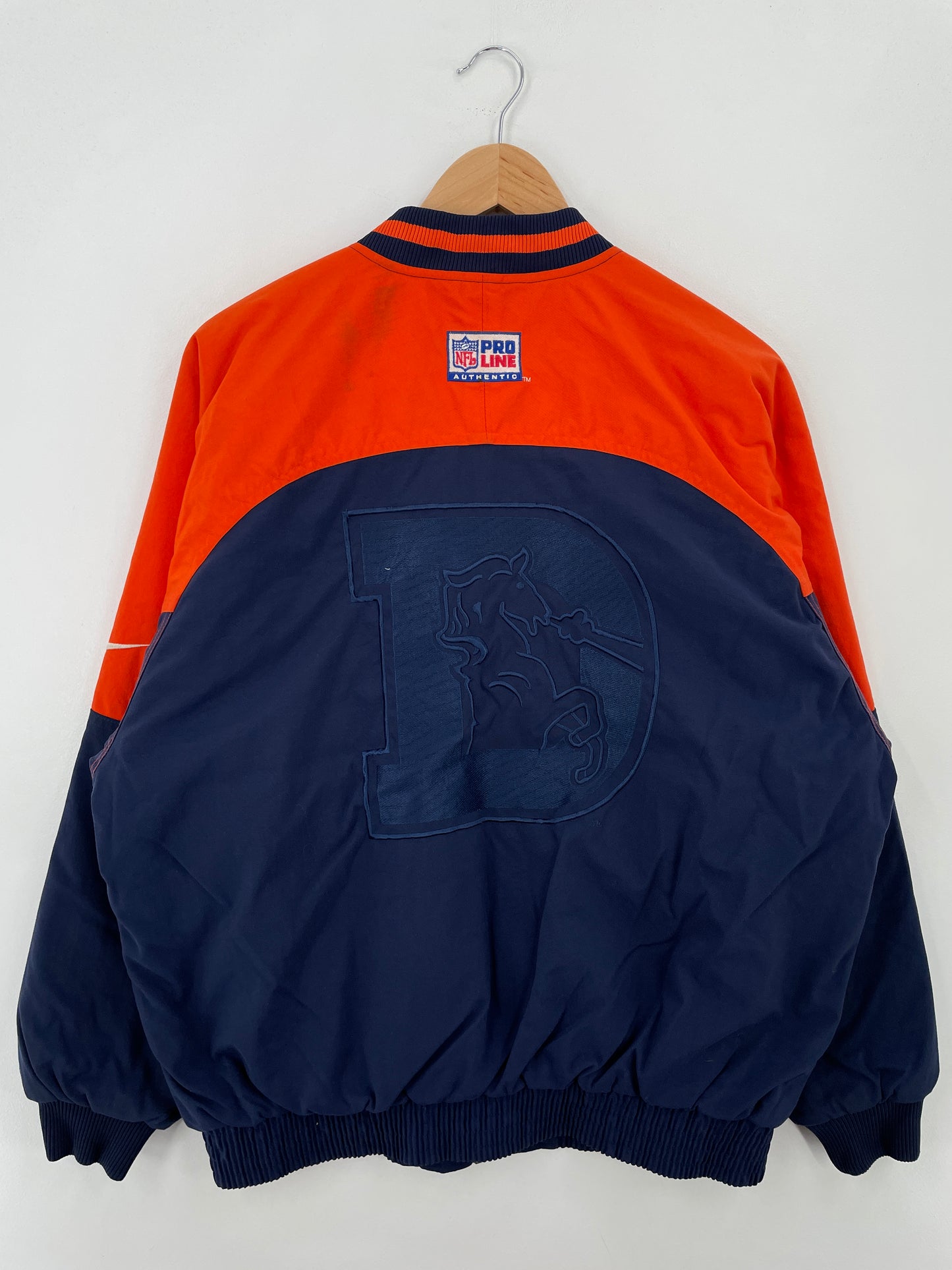 90’s  NIKE x DENVER BRONCOS Size M NFL Nylon Jacket / A7329