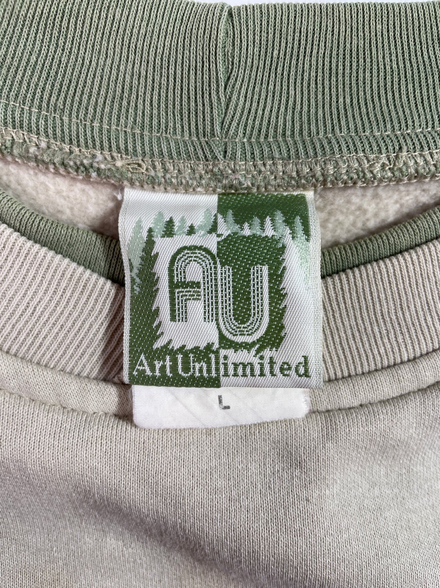 90's WOLF Made in USA Size L Vintage Animal Sweat-Shirt / E2841S