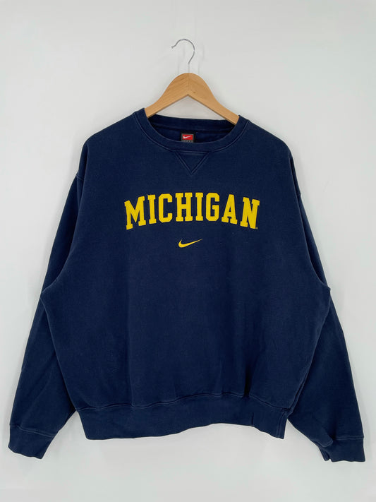 00' NIKE MICHIGAN Size L Vintage Sweat shirt / K5219