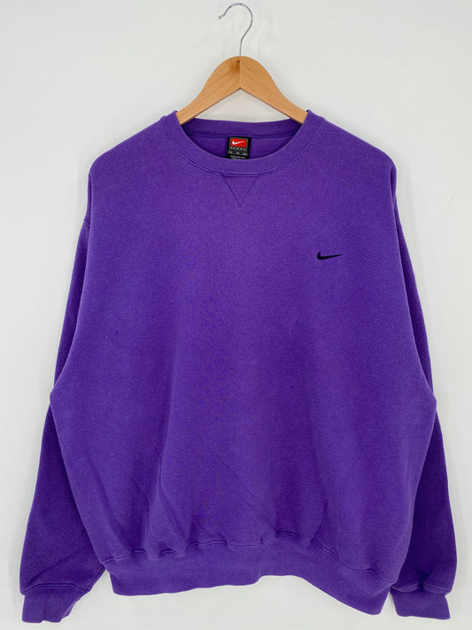 00' NIKE MINI SWOOSH Size XL Vintage Sweat-shirt / K6176