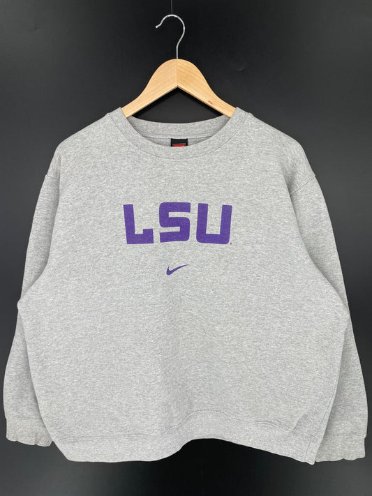 00' NIKE LOUISIANA STATE UNIVERSITY LSU Size XL Vintage College Sweat-Shirts/ K9987