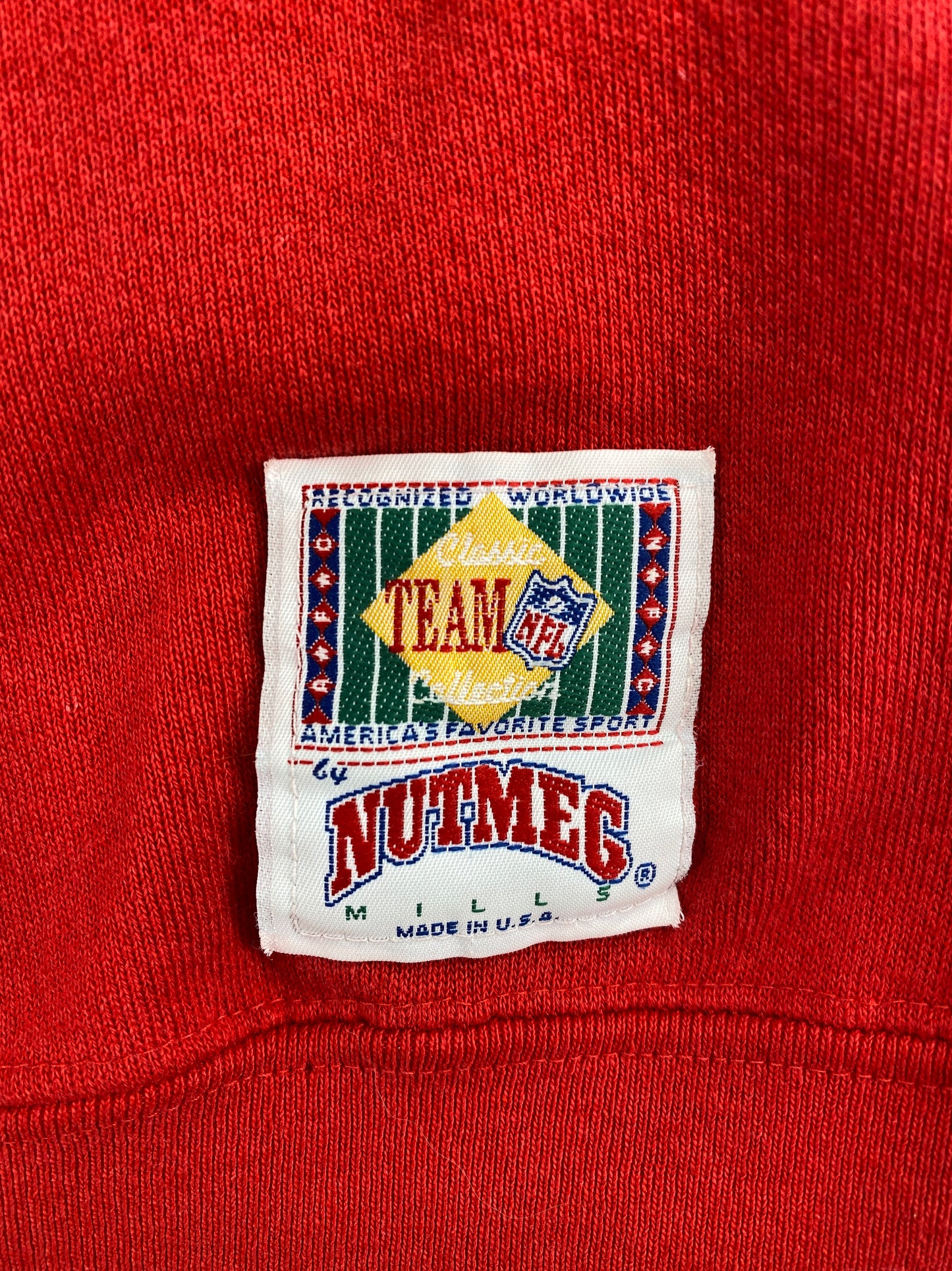 1993 KANSAS CITY CHIEFS Made in USA Size XL Vintage NFL Sweat-shirt / E2465S
