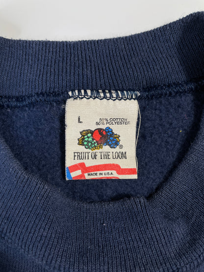 90s' GEORGETOWN UNIVERSITY Made in USA Size L Vintage College Sweat-Shirt / A6493