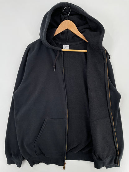 Vintage CARHARTT Size L Hoodie Zip-up Sweat-Shirt / E2632S
