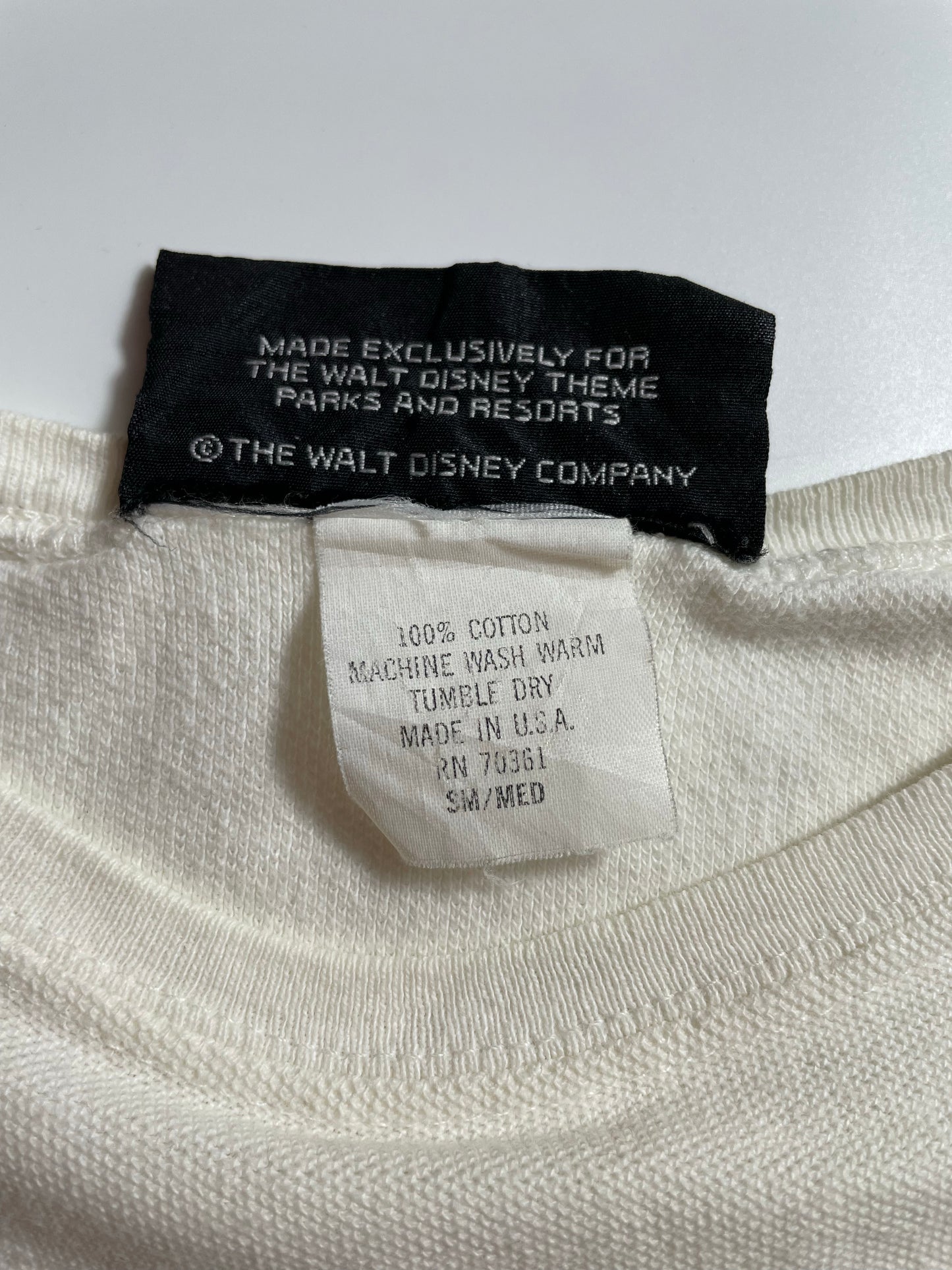 90's DISNEY MICKEY Size M Vintage T-Shirt / K9788